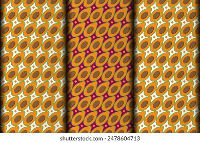 Fully customize background style seamless pattern design.