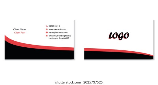Plantilla de tarjeta de presentación totalmente editable 