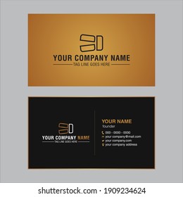Fully Editable business card and visiting card, Simple, Modern,Element  Name Card 