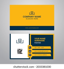 Fully Editable business card and visiting card, Simple, Modern,Element  Name Card 