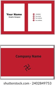 Fully Editable business card and visiting card, Simple, Modern, Element Name Card