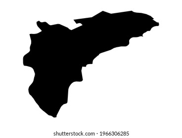 Fully Editable Detailed Vector Map Alicanteprovincia Stock Vector ...