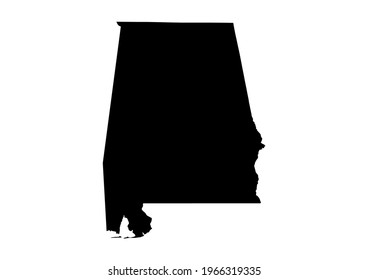 Fully editable, detailed vector map of Alabama,Alabama,United States of America. The file is suitable for editing and printing of all sizes.