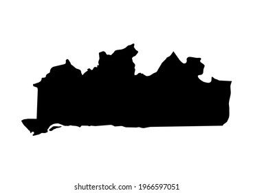 Fully editable, detailed vector map of Bas-Congo,Province du Bas-Congo,Democratic Republic of the Congo. The file is suitable for editing and printing of all sizes.