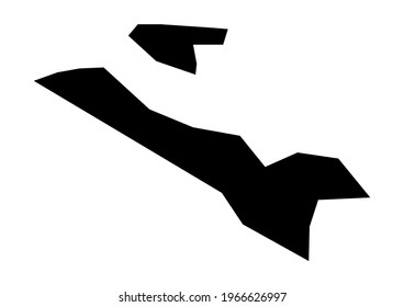 Fully editable, detailed vector map of Baie Sainte Anne,Baie Sainte Anne,Seychelles. The file is suitable for editing and printing of all sizes.
