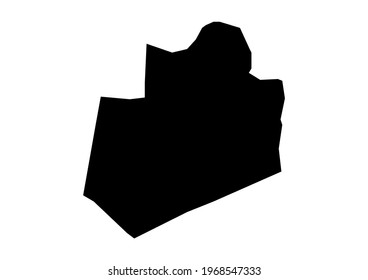 Fully editable, detailed vector map of Bay,Gobolka Bay,Somalia. The file is suitable for editing and printing of all sizes.