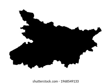 Fully editable, detailed vector map of Bihar,State of Bihar,India. The file is suitable for editing and printing of all sizes.