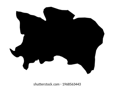 Fully editable, detailed vector map of Benue,Benue State,Nigeria. The file is suitable for editing and printing of all sizes.