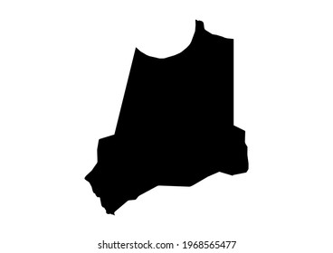 Fully editable, detailed vector map of Batha,Batha Region,Chad. The file is suitable for editing and printing of all sizes.