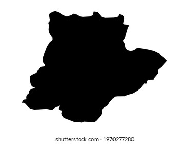 Fully editable, detailed vector map of Bragança,Distrito de Braganca,Portugal. The file is suitable for editing and printing of all sizes.