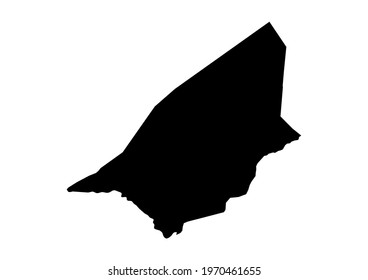 Fully editable, detailed vector map of Brakna,Brakna,Mauritania. The file is suitable for editing and printing of all sizes.