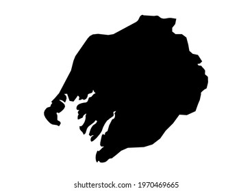 Fully editable, detailed vector map of Boke,Boke Prefecture,Guinea. The file is suitable for editing and printing of all sizes.