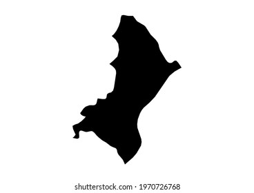 Fully editable, detailed vector map of Central,Departamento Central,Paraguay. The file is suitable for editing and printing of all sizes.