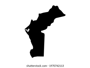 Fully editable, detailed vector map of Cabinda,Cabinda,Angola. The file is suitable for editing and printing of all sizes.