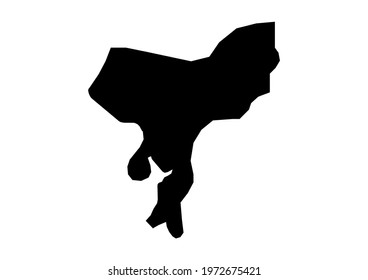 Fully editable, detailed vector map of Dubréka,Prefecture de Dubreka,Guinea. The file is suitable for editing and printing of all sizes.
