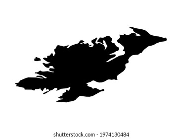 Fully editable, detailed vector map of Donegal,County Donegal,Ireland. The file is suitable for editing and printing of all sizes.
