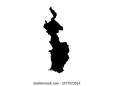 Fully editable, detailed vector map of Chocó,Departamento del Choco,Colombia. The file is suitable for editing and printing of all sizes.
