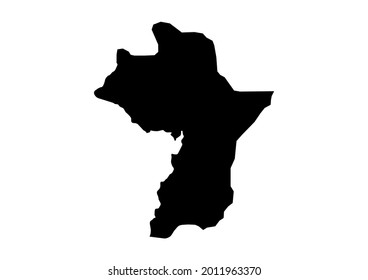 Fully editable detailed vector map of Kouroussa-Prefecture de Kouroussa-Guinea . The file is suitable for editing and printing of all sizes.