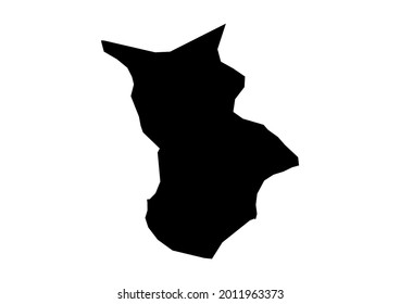 Fully editable detailed vector map of Kouritenga-Kouritenga Province-Burkina Faso . The file is suitable for editing and printing of all sizes.
