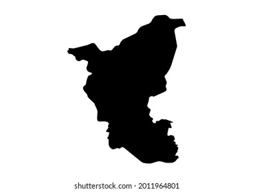 Fully editable detailed vector map of Lacs-Lacs-Ivory Coast . The file is suitable for editing and printing of all sizes.