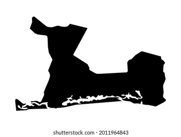 Fully editable detailed vector map of Lagunes-Lagunes-Ivory Coast . The file is suitable for editing and printing of all sizes.