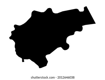 Fully editable detailed vector map of Macerata-Provincia di Macerata-Italy . The file is suitable for editing and printing of all sizes.