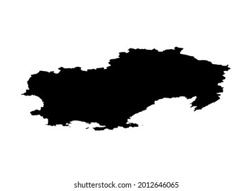 Fully editable detailed vector map of Maga Buryatdan-Magadanskaya Oblast'-Russia . The file is suitable for editing and printing of all sizes.