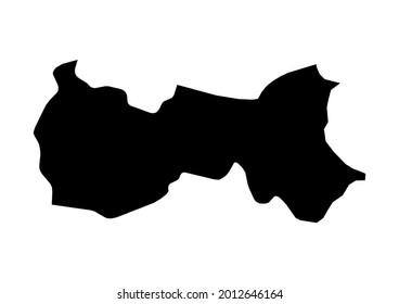 Fully editable detailed vector map of Mahdia-Gouvernorat de Mahdia-Tunisia . The file is suitable for editing and printing of all sizes.