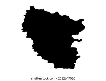 Fully editable detailed vector map of Luhans'k-Luhans'ka Oblast'-Ukraine . The file is suitable for editing and printing of all sizes.