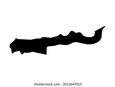Fully editable detailed vector map of Lower River-Lower River Division-Gambia . The file is suitable for editing and printing of all sizes.