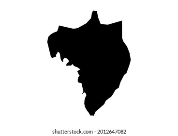 Fully editable detailed vector map of Macenta-Prefecture de Macenta-Guinea . The file is suitable for editing and printing of all sizes.