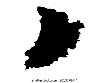 Fully editable detailed vector map of Lérida-Provincia de Lleida-Spain . The file is suitable for editing and printing of all sizes.