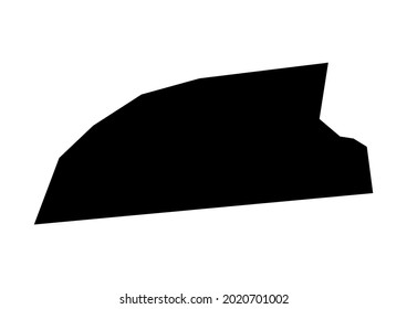 Fully editable detailed vector map of Littoral-Littoral-Benin . The file is suitable for editing and printing of all sizes.