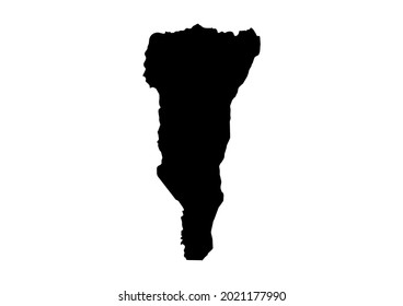 Fully editable detailed vector map of Likouala-Likouala-Republic of the Congo . The file is suitable for editing and printing of all sizes.