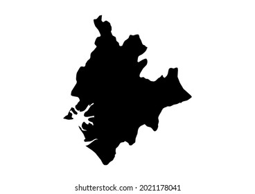 Fully editable detailed vector map of Littoral-Littoral Region-Cameroon . The file is suitable for editing and printing of all sizes.