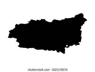 Fully editable detailed vector map of León-Provincia de Leon-Spain . The file is suitable for editing and printing of all sizes.