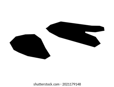 Fully editable detailed vector map of Kökar-Koekar-Aland . The file is suitable for editing and printing of all sizes.