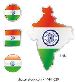 6,371 India detailed map Images, Stock Photos & Vectors | Shutterstock