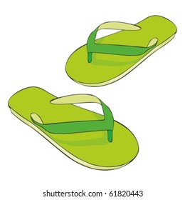 10,066 Green flip flops on beach Images, Stock Photos & Vectors ...