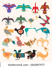 fully editable layered .eps file of iconic native american bird design suitable for any vector needs in this category