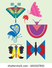 Fully editable layered file pf native american butterfly design perfect as element to native designs and any needs that this might help..