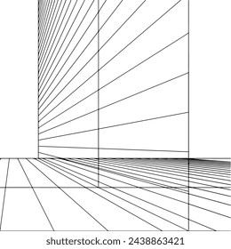 Fully editable perspective, color of all frames can be changed