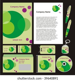 fully editable vector business templates set ready to use