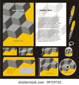 fully editable vector business templates set ready to use