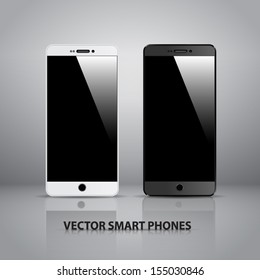 Fully editable vector concept of smart phone.