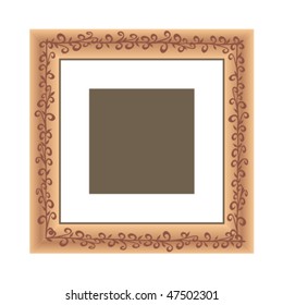 fully editable vector frame illustration