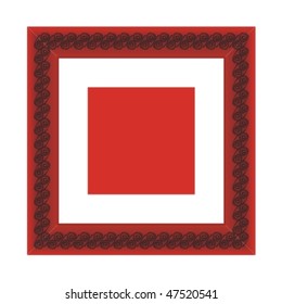 fully editable vector frame illustration