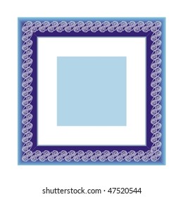 fully editable vector frame illustration
