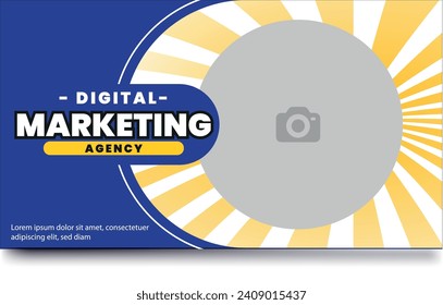 Fully editable video thumbnail layout to open video tutorials. Customizable thumbnail for live workshop and webinar businesses. web banner template. Video cover photo for video services, Internet
