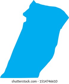 Fulton County map in Pennsylvania state